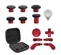 TOMSIN Kit de botones magnéticos de repuesto para Xbox Elite Controller Series 2, accesorios, incluye 6 joysticks chapados en metal, 4 palas, 2 almohadillas D, 1 herramienta de ajuste (chapado en
