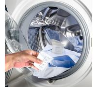 Tomtary 2 bolas dosificadoras de silicona para lavandería, tazas medidoras de líquidos para detergente líquido, adecuadas para detergente líquido/polvo, acondicionador de tela, dispensador de jabón