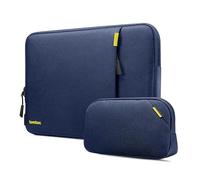 tomtoc 360° Funda para 13 Pulgadas Nuevo MacBook Air M5 (2026), M4/A3240 (2025), M3/M2/M1, 13" MacBook Neo 2026 A18, 13 Pulgadas MacBook Pro M2/M1, Protección Bolsa para portátil con Accesorios