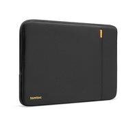 tomtoc 360° Protectora Funda Blanda para MacBook Air 13 M2/A2681 M1/A2337 2022-2018, MacBook Pro 13 M2/A2686 M1/A2338 2022-2016, Nuevo DELL XPS 13 Plus, Bolsa Sleeve Impermeable para Portátil, Negro