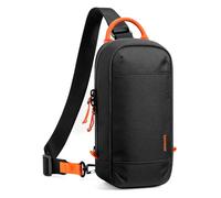 tomtoc Bandolera Bolso Sling Bag compatible con Nintendo Switch 2 Console 2025, Bolsa protectora Funda portátil de viaje para juegos con 8 ranuras para cartuchos, cargador y accesorios, Negro