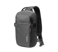 tomtoc Bolsa Sling Hombre compatible con 14" MacBook Pro M5 Pro/Max, 13" MacBook Air/Neo, 13" iPad Air M4/Pro M5, resistente al agua, bandolera cruzada, bolso de hombro, ligera para Viajes uso diario