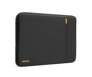 tomtoc Funda Protectora de 360° para MacBook Pro M3/M2/M1 Pro/MAX A2991 A2780 A2485 A2141 2023-2019, a Prueba de Golpes, Impermeable, con Bolsa de Accesorios, Color Negro