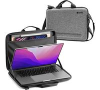 tomtoc Maletín Rigida Bandolera para 13 Pulgadas Nuevo MacBook Air 2025-2018 M4/M3/M2/M1 (2025-2018) A3240 A3113 A2681 A2337, MacBook Pro M2/M1, Bolsa bandolera para portátil Adapta 13" iPad Pro M4