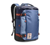 tomtoc Mochila de viaje de 28/40 L, bolsa de transporte TSA aprobada por vuelo, equipaje de mano resistente al agua, sin PFAS, Coastal Blue-ripstop-40l, 40L
