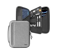 tomtoc Portfolio Tablet Funda para 11 Pulgadas iPad Pro M5/M4 & iPad Air M3/M2 2025-2024, 11 Pulgadas iPad 11 A16 2025, iPad Air 5/iPad 10, Protectora Bolsa Rígida para Magic/Smart Keyboard/Accesorios