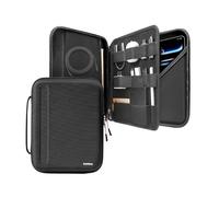 tomtoc Portfolio Tablet Funda para 13 Pulgadas iPad Pro M5/M4 & iPad Air M3/M2 2025-2024, 12,9" iPad Pro 6/5/4 M2&M1, Bolsa Rígida para Magic/Smart Keyboard/Adapter/Cable/USB Hub/Apple Pencil