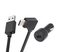 TomTom Cargador para Coche, Cable USB-A a USB-C para GPS de 5", 6" y 7", Compatible con Todos los Dispositivos GPS equipados con Puerto USB-C (verifique Que su Dispositivo esté Incluido en la Lista)