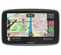 TomTom GO 6200, GPS para coche, 6 pulgadas, llamadas manos libres, Siri y Google Now, actualizaciones via Wi-Fi, traffic para toda la vida mediante tarjeta SIM, mapas mundiales, mensajes de smartphone