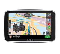 TomTom GPS para coche GO Premium, 5 pulgadas con tráfico y alerta de radares gracias a TomTom Traffic, mapas del mundo, actualizaciones a través de WiFi, llamadas con manos libres, soporte Click-Drive