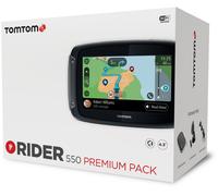 TomTom Rider 550 World Premium Sistema de guía de ruta, negro, Talla única