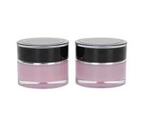 Tomvorks 2 Uds 8ml Gel para Tallar Uñas, Pegamento Suave Ecológico para Decoración de Uñas DIY en Casa, Colores Blanco y Transparente