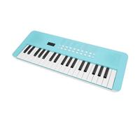 Tomvorks 37 Teclado Teclado Electrónico con 200 Tonos, Ritmos y Demostraciones, Instrumento de Teclado de Piano Digital Portátil, Modo de Doble Energía, Grabación de Canciones y (Azul)