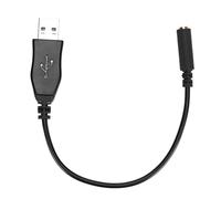 Tomvorks Adaptador de Sonido USB A A 3,5 Mm Cable de Sonido Digital Premium para PC Laptop Desktop 15 Cm