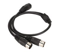 Tomvorks Adaptador Divisor MIDI Flexible de Cable Dinar de 5 Pines a 2 5 Pines para Estudios y Vivienda PVC para Uso Doméstico