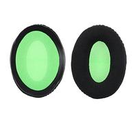 Tomvorks Almohadillas de Repuesto para una Escucha Cómoda, Mejora el Rendimiento de los Graves, Se Adapta a los Auriculares KHX-HSCP Cloud II, 2 Unidades (Verde)