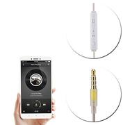 Tomvorks Auriculares Intrauditivos Auricular Flexible con Cancelación de Ruido para iOS y Mientras Se Conduce Deportes Enchufe de 3,5 Mm 1 Unidad (Oreja única Transparente)