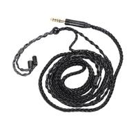 Tomvorks Cable de Auriculares IEM de 16 Núcleos Alto Rendimiento con OFC Plateado para Auriculares ZST AS10 ZSR 120 Cm