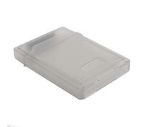 Tomvorks Caja de Almacenamiento para Disco Duro de 2,5 Pulgadas, Funda Protectora Antiestática a Prueba Polvo para HDD/SSD, Material ABS con Protección contra Vibraciones (Gris)