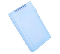 Tomvorks Caja de Almacenamiento para Disco Duro de 2,5 Pulgadas, Funda Protectora Antiestática a Prueba Polvo para HDD/SSD, Material ABS con Protección contra Vibraciones (Azul)