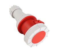 Tomvorks Conector Industrial de 5 Pines 63A Conector de Aviación Resistente Al Agua Duradero para Talleres Cervecerías Camping Rojo