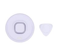 Tomvorks Detector de Fugas de Agua, Sensor Inteligente Alarma Agua con Alertas en Tiempo Real para el Hogar, Baño, Cocina, IP55, Resistente a la Lluvia, 1 Unidad (Blanca)