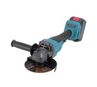 Tomvorks Juego de Amoladora Angular sin Escobillas, Herramienta de Molienda Eléctrica 125mm con 2 uds. Para Azulejos, Madera, Piedra, Acero, Ideal Para Mantenimiento Propiedades (Enchufe europeo 250V)