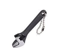 Tomvorks Mini Llave Inglesa Portátil de Acero para Uso Industrial y Doméstico | Diseño Compacto para Fácil Transporte (2,5 pulgadas negro)