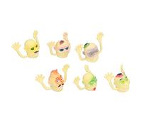 Tomvorks Mini Marionetas de Dedo, Juguete de Monstruos Aterradores para Fiesta Halloween, Regalo para Niños, Exquisitas Marionetas Dedo Interactivas PVC Contar Historias