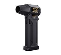 Tomvorks Mini Ventilador con Batería de 8000mAh, Ventilador Turbo con Iluminación de Emergencia, Potente Plumero Aire para Uso Doméstico, Oficina y Al Aire Libre