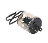 Tomvorks Relé Electrónico de Parpadeador Electrónico de 2 Pinzas, Luces de Señal de Giro LED relé de Bombillas para Motocicleta de Automóvil, Resuelva Hiper Flasheo, sin Problemas de