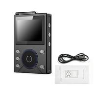 Tomvorks Reproductor de Música HiFi Compacto con Control de Rueda ALPS y Calidad Sonido sin Pérdidas para Audiófilos Aleación Zinc 101x63x19 Mm (Negro)