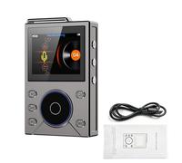 Tomvorks Reproductor de Música HiFi Compacto con Control de Rueda ALPS y Calidad Sonido sin Pérdidas para Audiófilos Aleación Zinc 101x63x19 Mm (Gris Metalizado)