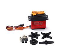 Tomvorks Servo Digital de Alto Torque Engranaje de Acero Inoxidable 20 KG con Brazo Servo 25T para Coche RC (1 Uds.)