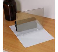 Tomvorks Tablero de Dibujo con Luz LED con Reflejo de Espejo para Niños y Artistas Jóvenes - Tablero Dibujo Artístico Plantilla Impermeable Brillo Ajustable