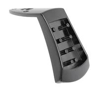 Tomvorks Tail de Mandolina de Aleación de Aleación de Aluminio, Reemplazo de Metal Negro para 8 Cuerdas, Mandolinas Superiores Arqueadas con Tornillos