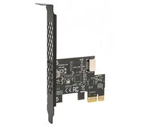 Tomvorks Tarjeta de Expansión PCIE a USB 3.2 Transferencia Rápida Negra de 5 Gbps para Escritorio Frontal Tipo C 1 X Tarjeta (PCIE X1 a USB3.2)