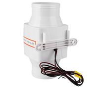 Tomvorks Ventilador de Ventilación de la Caravana del Soplador de Aire de la Sentina Marina de 3 Pulgadas 12V, 128 CFM para el Barco RV del Yate, ABS, Fácil Instalación, Diseño a Prueba de (12V)