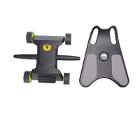 Tomvorks Versátil Equipo de Ejercicio con Tabla de Planchas Ab Trainer 4 Ruedas para Entrenamientos Cuerpo Completo (Negro Verde)