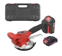 Tomvorks Vibrador Eléctrico para Azulejos, Herramienta para Azulejos con Batería de 21 V de Alta Potencia Decoración del Hogar, Herramientas Utilidad con Pantalla Táctil Instalación en Pisos y