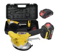 Tomvorks Vibrador Eléctrico para Azulejos, Herramienta para Azulejos con Batería de 21 V de Alta Potencia Decoración del Hogar, Herramientas Utilidad con Pantalla Táctil Instalación en Pisos y