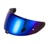 Tomvorks Visera para Casco de Motocicleta I70, Protección Solar Práctica, Material Antiarañazos para PC (Azul)