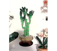 TOMWOODCREATION, Soporte de Pared Compatible con Lego, Serie BOTANICALS, Fabricado en Francia (Noir, 10344)