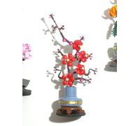 TOMWOODCREATION, Soporte de Pared Compatible con Lego, Serie BOTANICALS, Fabricado en Francia (Noir, 10369)