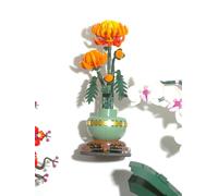 TOMWOODCREATION, Soporte de Pared Compatible con Lego, Serie BOTANICALS, Fabricado en Francia (Noir, 10368)