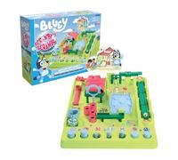 TOMY Bluey Screwball Scramble Marble Maze - Carrera de obstáculos de mesa de ritmo rápido para niños - Juegos de jardín de infantes y preescolares - Regalos Bluey para niños - 1-4 jugadores - A partir