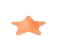 Tomy Boon Star - Tapón de bañera en forma de estrella B11159, accesorio de baño para bebés, tapón de ducha de silicona, bañera naranja.