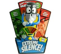 TOMY Extreme Silence Juego de Fiesta, Juego de Habilidad silencioso para niños y familias, Sensor de Ruido, 50 Tarjetas de tareas, Crear Sus Propios desafíos, a Partir de 6 años, más de 2 Jugadores