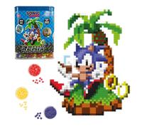 TOMY Jixelz Remix Sonic The Hedgehog Craft Kit - Sonic and Ring - No requiere ca