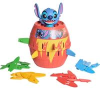 Tomy Juego de Mesa de acción Pop Up Stitch de Disney, Divertido Juego Familiar y para niños a Partir de 4 años, Juego Infantil Preescolar para niños, niñas y Adultos.